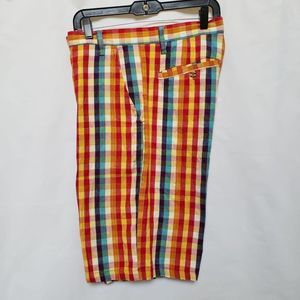 Plaid Shorts sz 34
